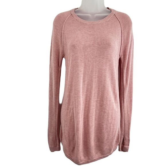 Lululemon Sunshine Coast Long Sleeve Heathered Mink Berry Women's Size 2 - Picture 4 of 10